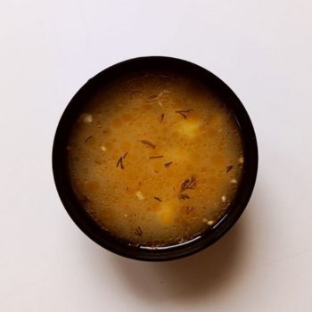 Бульон куриный с рисом